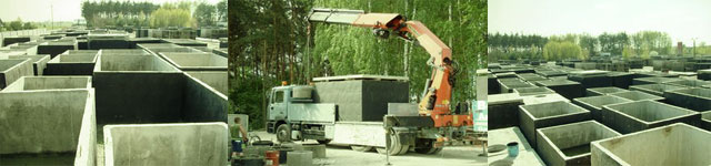 Zbiorniki betonowe w Koniecpolu